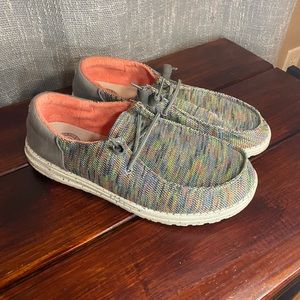 Hey Dude Women’s multicolored slip ons